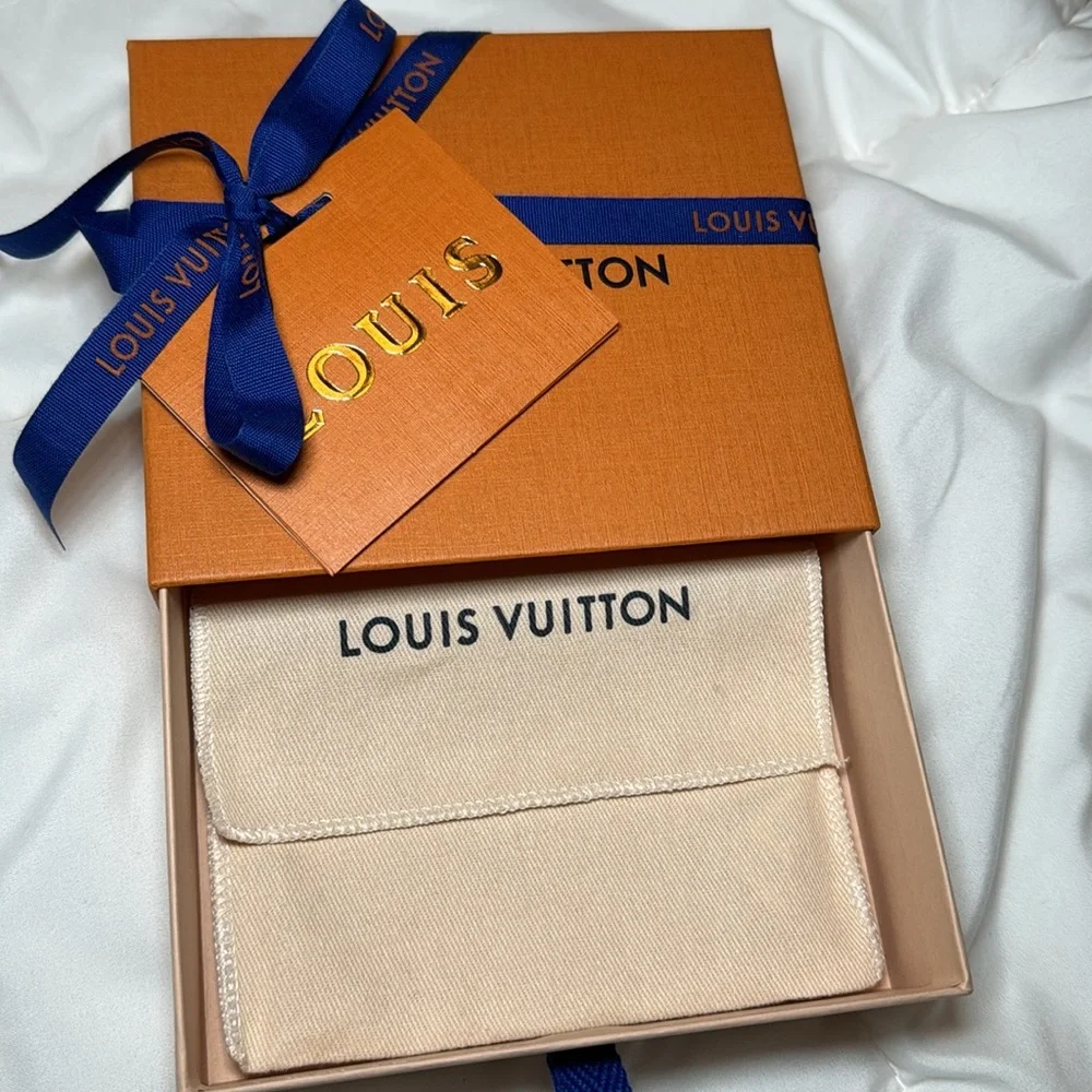 Louis Vuitton Authentic Empty Gift Box with Dustbag and Ribbon Small
